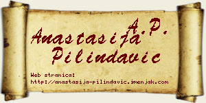 Anastasija Pilindavić vizit kartica